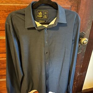 Rugby Ralph Lauren Men's Navy Patterned Shirt